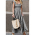 'Orla' Ruffled Plaid Smocked Dress - Celes Fashion